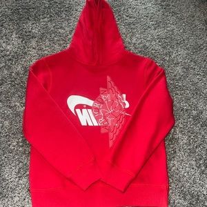 Red Jordan hoodie